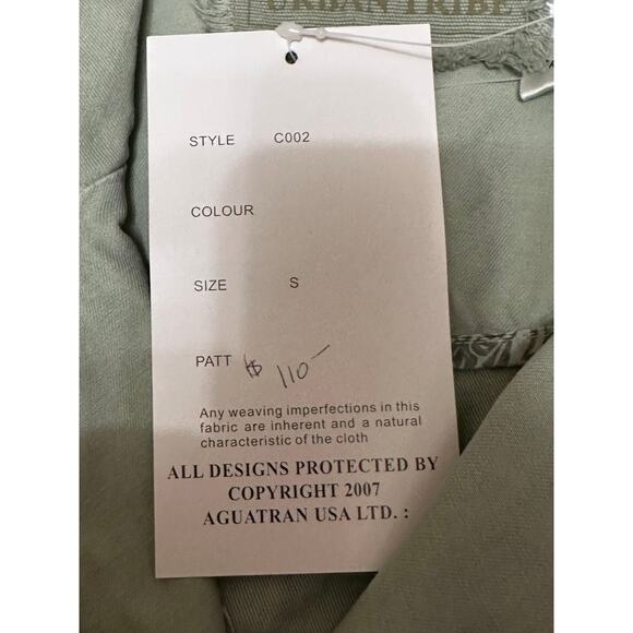 Urban Tribe Floral Embroidered Utility Jacket Green Size Small NWT - Picture 10 of 11